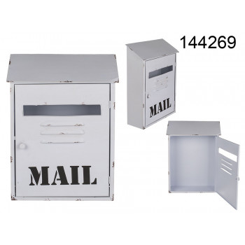 METALNO SANDUCE ZA POSTU BELO 25X37 CM 