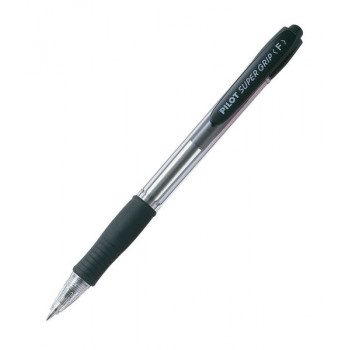 Hemijska olovka 0.7 PILOT SUPER GRIP, Crna 
