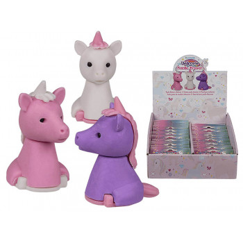 Set gumnica za brisanje PUZZLE UNICORN 