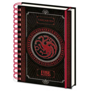 Notes sa spiralom A5 GAME OF THRONES Targaryen 