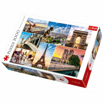 Puzzle TREFL Magic of Paris, Collage 3000 