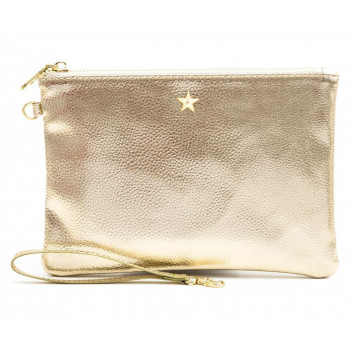 Neseser ALL THAT GLITTERS POUCH LIGHT GOLD METALLIC 