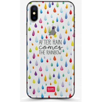 Iphone X Maska CLEAR CASE AFTER RAIN 
