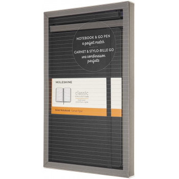 Notes sa olovkom MOLESKINE BUNDLE VERTICAL Black 