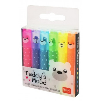 Set TEDDY'S MOOD MINI SCENTED HIGHLIGHTERS 