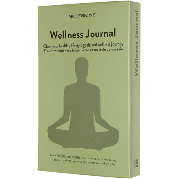 Notes Wellness Journal A5 MOLESKINE 13x20 cm Zeleni (tvrde korice) 