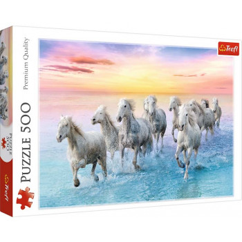 PUZZLE 500 - GALLOPING HORSES 