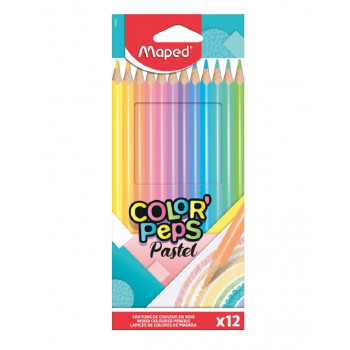 MAPED Drvene bojice COLOR PEPS PASTEL 