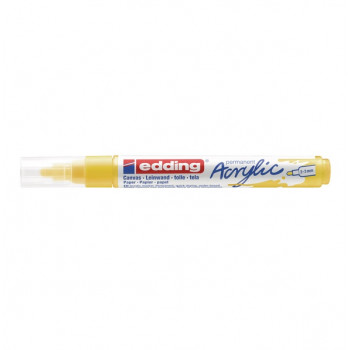 AKRILNI MARKER E-5100 MEDIUM 2-3MM OBLI VRH EDDING ŽUTA 