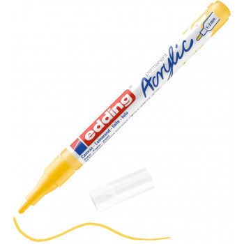 AKRILNI MARKER E-5300 FINE 1-2MM OBLI VRH EDDING ŽUTA 