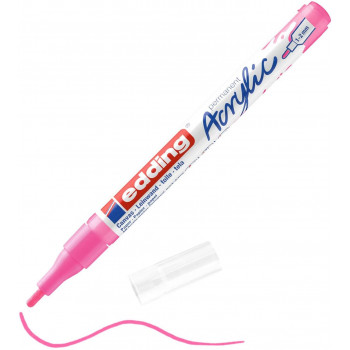 AKRILNI MARKER E-5300 FINE 1-2MM OBLI VRH EDDING NEON ROZE 