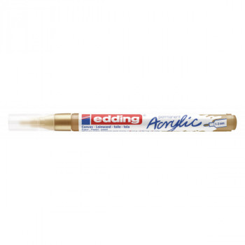 AKRILNI MARKER E-5300 FINE 1-2MM OBLI VRH EDDING ZLATNA 