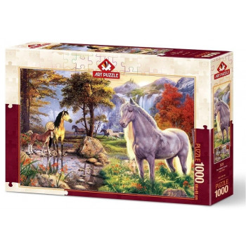 Puzzle THE HIDDEN HORSES - 1000 kom 