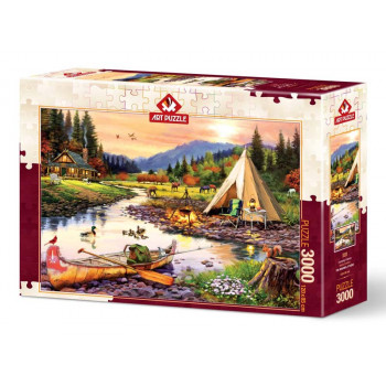 Puzzle CAMPING FRIENDS 3000 kom 