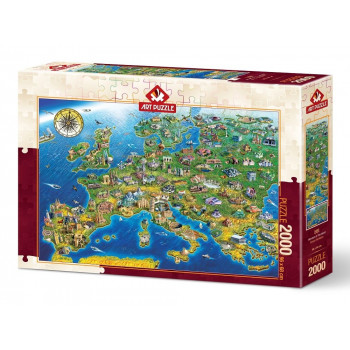 Puzzle 2000 WONDERS OF THE WORLD 