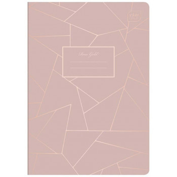 Sveska A5 METALLIC ROSE GOLD 