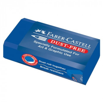 FABER CASTELL gumica PLAVA DUST FREE 