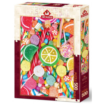 Puzzle ŠARENE BOMBONE- 500 kom 