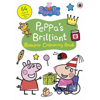PEPPA PIG PEPPAS BRILLIANT BUMPER CPLOURING BOOK 