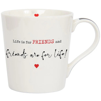 Porcelanska šolja FRIENDS ARE FOR LIFE! 