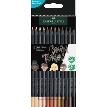 Drvene bojice  FABER CASTELL BLACK EDITION 1/12 