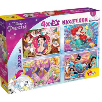 Puzzle za decu PRINCESS 4X48 kom - LISCIANI 