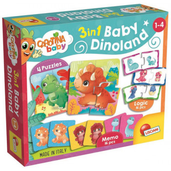 CAROTINA edukativna slagalica BABY DINO 3D - LISCIANI 