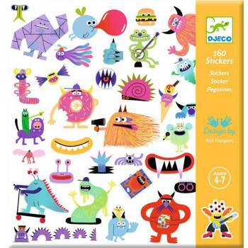 MONSTER stikeri 160kom 