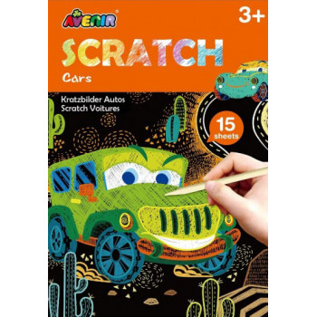 Kreativni set MINI SCRATCH BOOK - AUTOMOBILI 