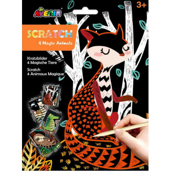 Kreativni set SCRATCH 4 MAGIC -ŽIVOTINJE 