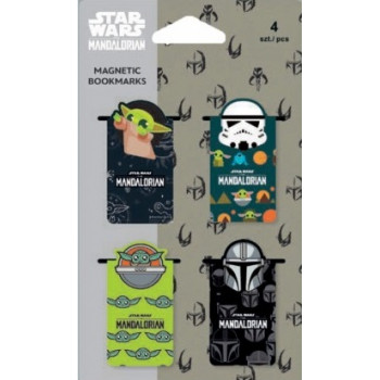 Set četiri magnetna obeleživača stranica STAR WARS 