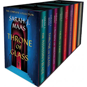 THRONE OF GLASS box set adult HB 