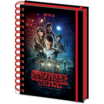 STRANGER THINGS notes na linije A5 
