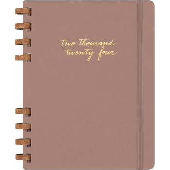 Planer XL MOLESKINE 2024 Crush Almond (tvrde korice) 