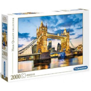 CLEMENTONI PUZZLE 2000 HQC TOWER BRIDGE AT DUSK 