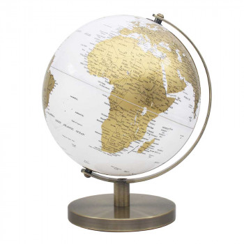 GLOBUS 20cm GOLD & WHITE 