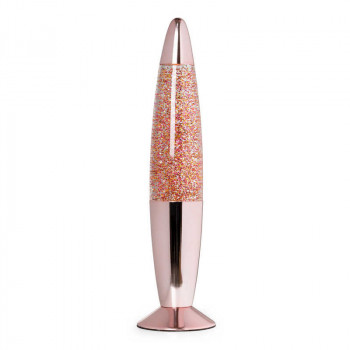 Dekorativna lampa GLITTER ROSE GOLD 34cm 