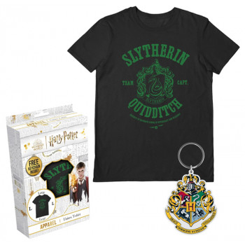 HARRY POTTER poklon set majica i privezak SLYTHERIN - XL 