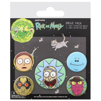 RICK AND MORTY set bedževa 