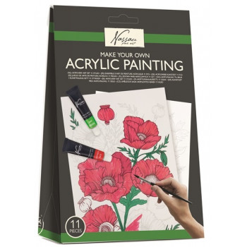 Kreativni set ACRYLIC PAINT - CVEĆE 