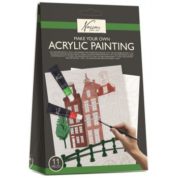 Kreativni set ACRYLIC PAINT - GRADJEVINE 