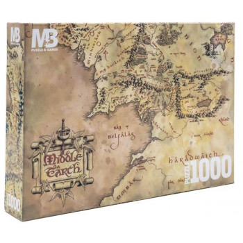 LORD OF THE RINGS Puzzle Middle Earth Map - 1000kom 