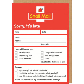 Čestitka SNAIL MAIL 