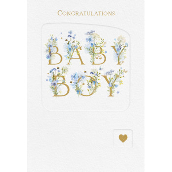 Čestitka za rođenje deteta BABY BOY 