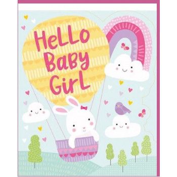 Čestitka za rođenje deteta HELLO BABY GIRL 