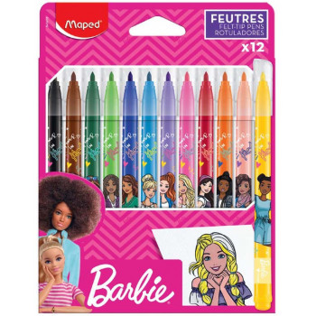 MAPED FLOMASTER BARBIE 12 