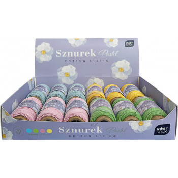 Ukrasni kanap za pakovanje PASTEL 20m / ČETIRI BOJE 