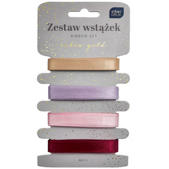 Set četiri ukrasne trake SATIN GOLD 