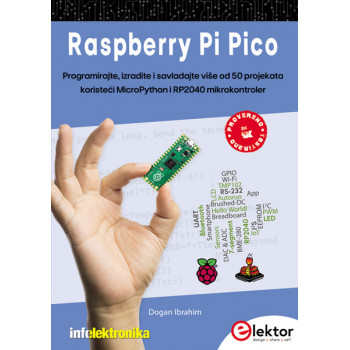 RASPBERRY PI PICO PROGRAMIRAJTE, IZRADITE I NAUČITE VIŠE OD 50 PROJEKATA KORISTEĆI MICROPYTHON I RPI 