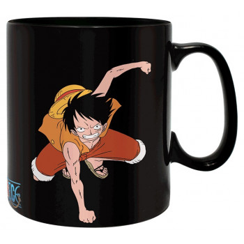 Termosenzitivna šolja ONE PIECE  - LUFFY & ACE 